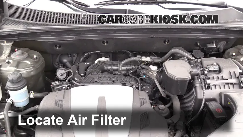 2012 Kia Sorento EX 3.5L V6 Air Filter (Engine)